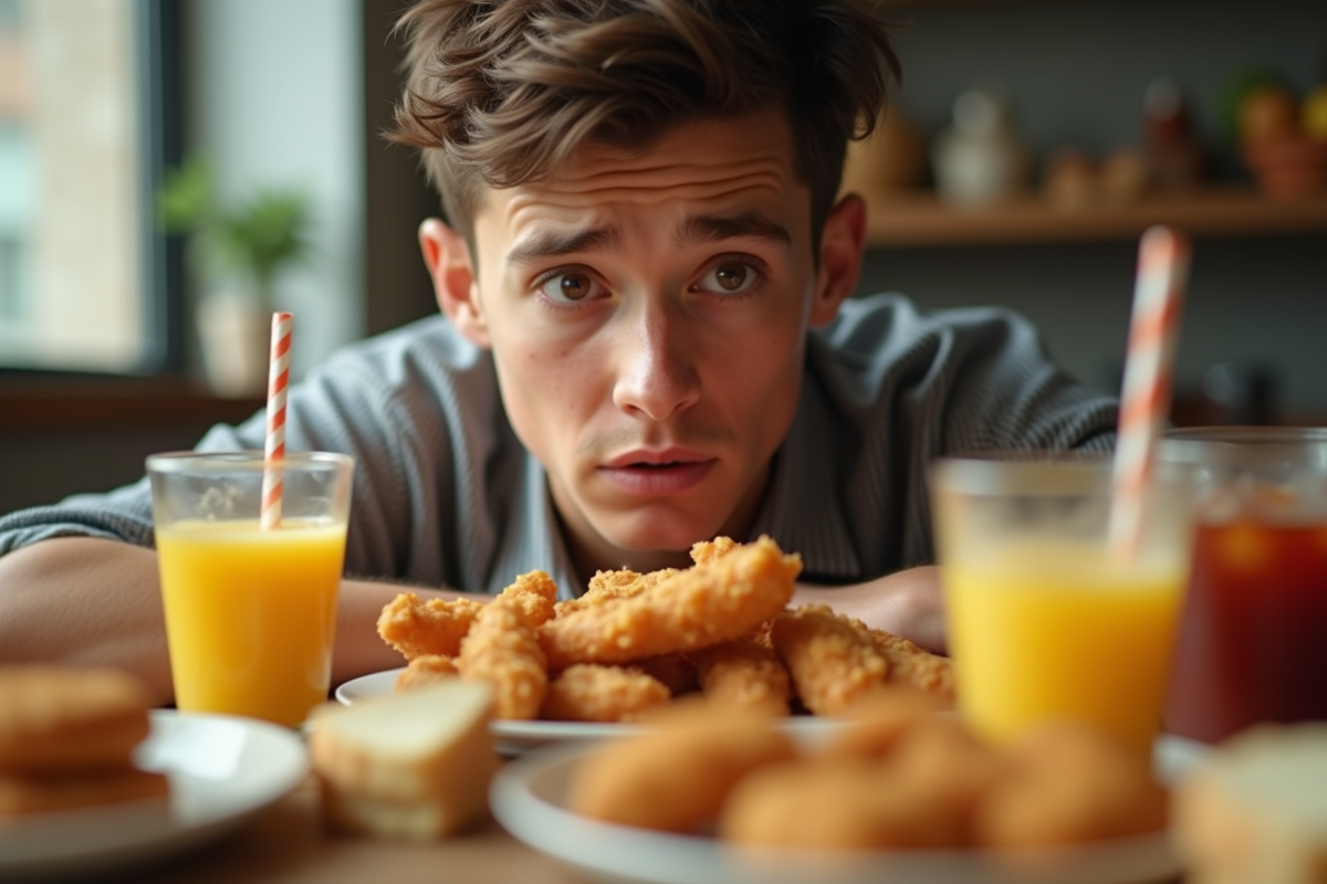 petit-déjeuner malsain