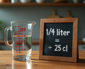 1/4 de litre en cl : conversion simple pour ne plus se tromper